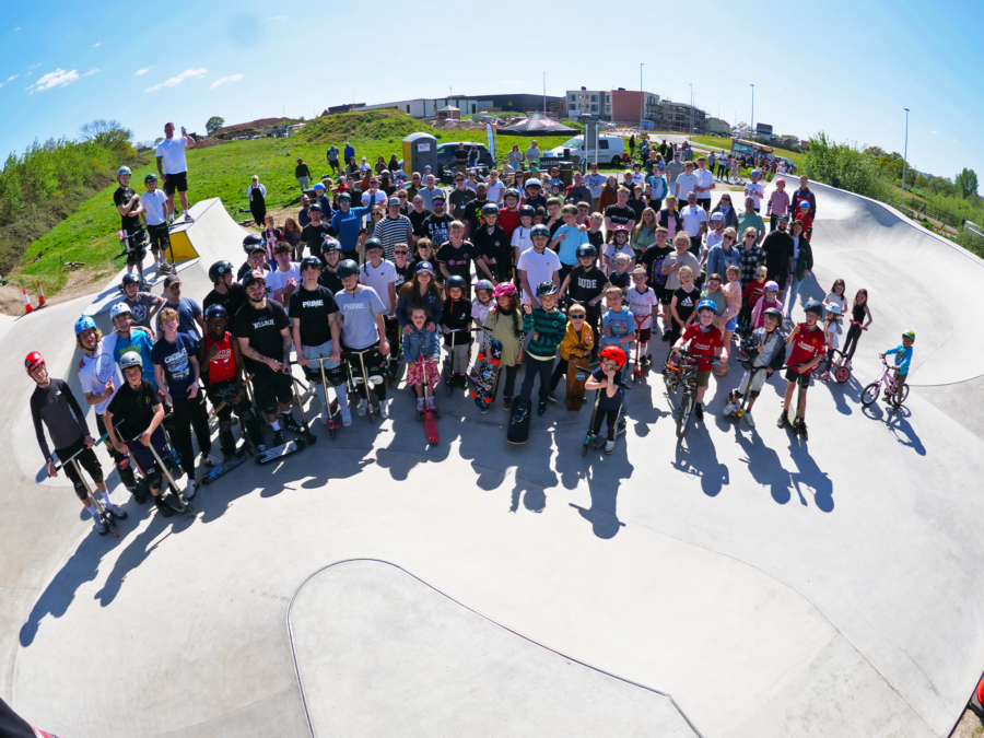 Cranbrook Skate Park Opening Group Photo